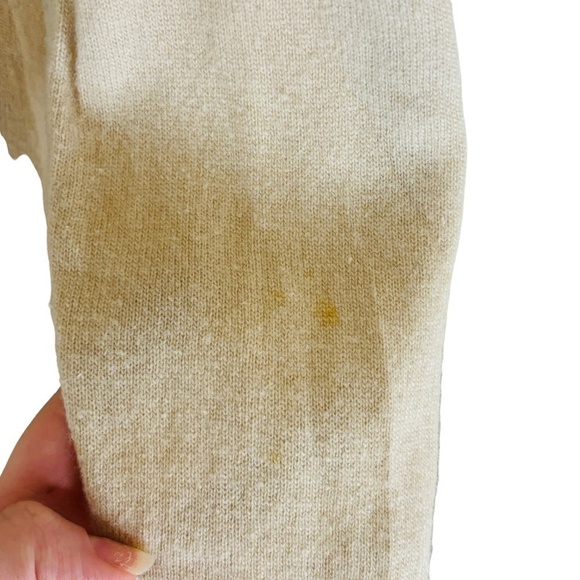 Kate Spade Revolve Wool Slouchy Raglan Sweater Deco Beige SZ XS - Picture 10 of 11